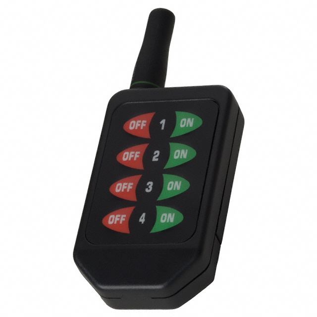 RF Transmitter 418MHz ASK, OOK Handheld, 8 Button 1.2kbps